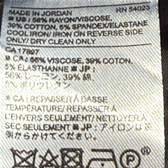 Banana Republic Sloan fit slim ankle black womens pant size 10 - Picture 3 of 7